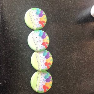 4 I’m Celebrating pins from Disney